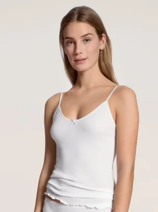 CALIDA - DAMEN Spaghetti-Top weiss - Gr. - S