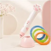 ibettertec 3D-Drucker 3D-Drucker-Stift 3D-Druckstift mit Sockel Keramik-Düse160-235°C, 3 von PLA-Filament, Kindergeschenk Diy Set 3D Stifte für Kinder