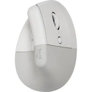 Logitech Lift for Business Maus Vertikal ergonomisch Off-White