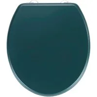WENKO WC-Sitz Prima, matt, aus MDF, feuchtigkeitsresistent, Edelstahlbefestigung