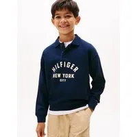 Tommy Hilfiger Sweatshirt HILFIGER GRAPHIC SWEATSHIRT für Kinder bis 16 Jahre, mit Polokragen