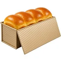 Youyijia Brotbackform Brotbackform mit Deckel Extra Hohe Toastbrot Backform