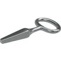 BASI Steckschlüssel Vierkantschlüssel (Packung), Außen-Vierkant 6-9 mm, Zinkgussdruck, vernickelt, Länge 105 mm