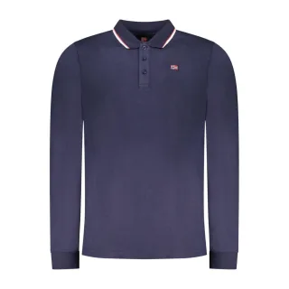 Norwegen 1963 Blau Baumwolle Herren Poloshirt