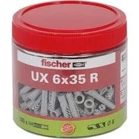 Universaldübel UX 6x35 R, Dose grau, 185 Stück