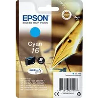 Epson T1622 Tintenpatrone (1-tlg., original Druckerpatrone 16 cyan)