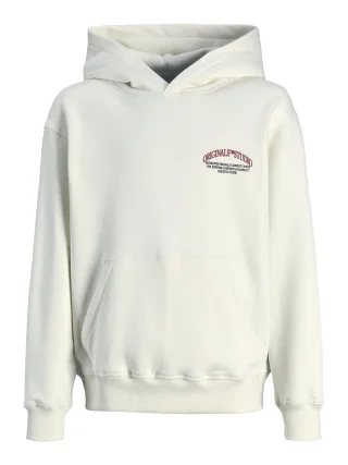 JACK&JONES - JORFREDERIKSBERG MARGATE SWEAT HO BF JNR antique white - Gr. - 140