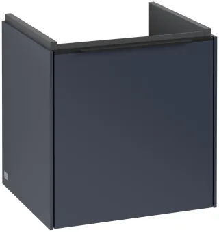 Villeroy & Boch Subway 3.0 Waschbeckenunterschrank, 1 Tür, 423 x 432 x 361,5 mm, Marine Blue / Marin C58101VQ