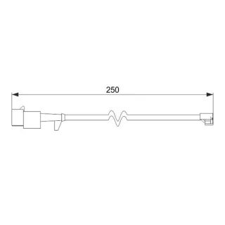 Bosch Warnkontakt f?r Bremsbel?ge Iveco Daily 4 5 6 1987474574