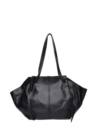 Roberta M Schwarz Rindsledertasche