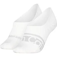 Calvin Klein Füßlinge CK WOMEN FOOTIE HC LOGO STRIPE (2 Paar) Antirutsch Noppen im Fersenbereich, Baumwollmischung