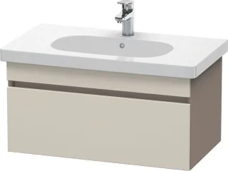 Duravit DuraStyle Waschtischunterbau wandhängend Taupe & Basalt Matt 800x453x398 mm - DS638409143 DS638409143