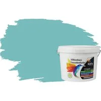 RyFo Colors Fassadenfarbe Silikonharz Fassadenfarbe Grüntöne, 1 L ca. 6 m², Wasserabweisend, diffusionsfähig, schützt vor Schmutz, UV-beständig