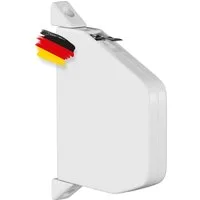 BAUHELD Rollladen-Schnurwickler Gurtwickler Rolladen Aufputz, Gurtbreite 4 mm, ohne Rollladenschur, mit Rollladenschnur, Lochabstand 153mm, Schnurbreite 4,0 - 4,5mm