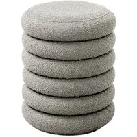SVITA Stauraumhocker BLOSSOM XS, Pouf, Mit Stauraum, Bouclé-Bezug, Bequeme Polsterung, Modern