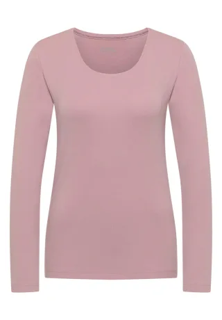 CECIL - Basic Langarmshirt pink - Gr. - XS