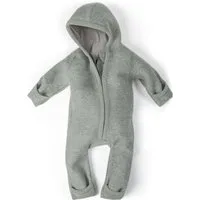 Ehrenkind Overall Walkoverall Baby aus Merino Schurwolle mit Reißverschluss (Jade, Gr. 50-56) Wollwalk Overall Baby 50/56
