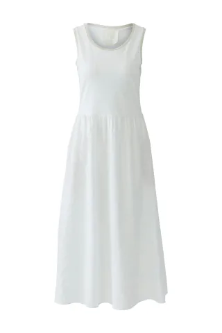 Oui - Midikleid optic white - Gr. - 36