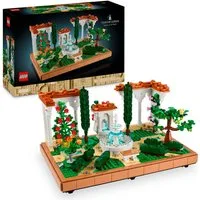 LEGO® Springbrunnengarten (10359), LEGO Icons Konstruktionsspielsteine, (1302 St), Made in Europe