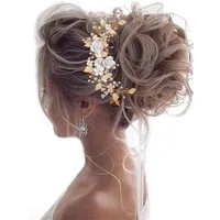 Oemmn Haarspange Blumen-Haarband, schöne Brautjungfern-Tiara