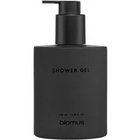 blomus Seifenspender Shower Gel -KIREI- Glasflasche, Duschgelflasche: Organizer aus Glas, Stilvolle Glasflasche, Nachhaltig, inkl. Wandhalterung
