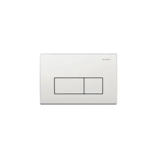 Geberit Kappa50 Betätigungsplatte weiß-alpin für 2-Mengen-Spülung 115260111