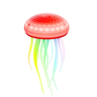 Elfeland LED Voice Control Creative Jellyfish Lamp RGB Gradient Cute Jellyfish Night Light Type-C Charging Atmosphere Li