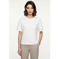 RICHROYAL T-Shirt Regular fit mit Muscheldetail