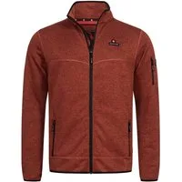 Höhenhorn Strickfleecejacke Herren Jacke Fleece für Männer Strickfleece Outdoor Sweatshirt auch in Großen Größen verfügbar, angenehm weiche Innenseite