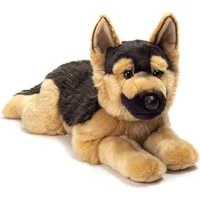 Teddy Hermann® Kuscheltier Schäferhund liegend, 60 cm, zum Teil aus recyceltem Material