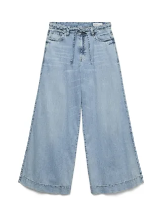VERO MODA - VMAISA MR WIDE PALAZZO JEANS MIX Light Blue Denim - Gr. - 34