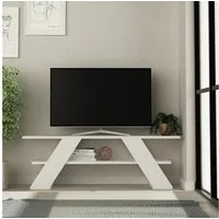 Decortie TV-Schrank Farfalla Moderner TV-Ständer, Multimedia-Center, TV-Möbel, 120 x 33,5 x 40 cm