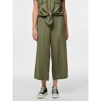 pieces Schlupfhose PCPIA HW WIDE CULOTTE WVN NOOS Sommerhose, mit Leinen