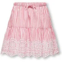 KIDS ONLY Volantrock KOGBONDI LIFE EMB SKIRT WVN (1-tlg) mit Spitzenkante