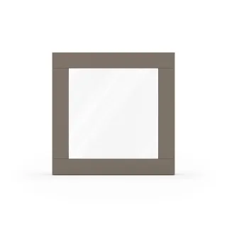 Fenster Beigegrau RAL 7006, Holzfenster, Classic IV 68, 510 x 510 mm, einteilig, festverglast, individuell konfigurieren