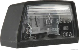 HERTH&BUSS Kennzeichenleuchte, C5W schwarz - 84750028