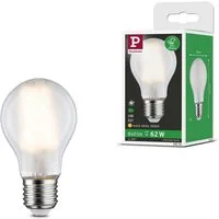 Paulmann LED-Leuchtmittel Eco-Line Filament 230V LED Birne E27 1er-Set 840lm 4W 3000K Matt, E27, 1 St., Warmweiß