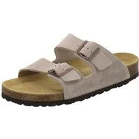 AFS-Schuhe 310074 Zweischnaller Pantolette für Herren mit Fußbett, bequeme Sandalen aus Leder