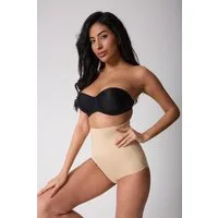 Taillenslip Damen Shaping Slip High Waist nahtlos mit Anti-Rutsch Bund