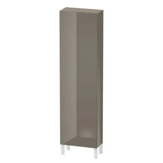 Duravit L-Cube Hochschrank Flanell Grau Hochglanz 500x243x1760 mm - LC1171R8989 LC1171R8989