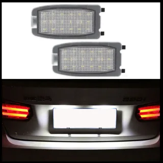 2x LED SMD Kennzeichenbeleuchtung für Land Rover Discovery III IV Freelander II