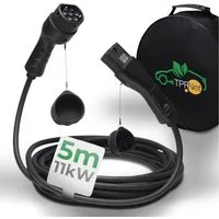 TPFNet Typ 2 E-Auto 11kW Ladekabel 16A Autoladekabel, Typ 2-Stecker, Typ 2 (500 cm), Elektroauto Ladekabel Typ 2, IP65 geschützt, 3-Phasig, 5m