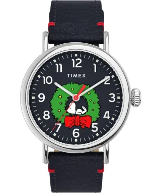 Timex Peanuts Waterbury Standard Herren Blau Uhr TW2U86300