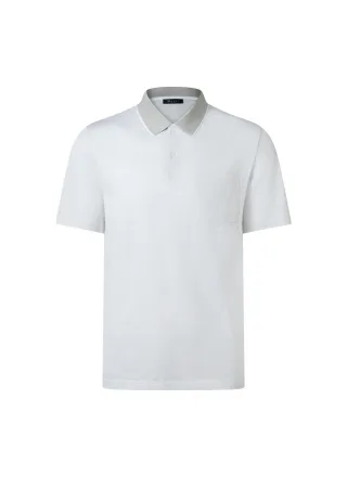 MAERZ Muenchen - Poloshirt, Knopf 1/2 Arm clear silver