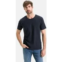 camel active T-Shirt aus reiner Baumwolle Kurzarm