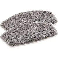 Leifheit Dampfreiniger 2er Set Ersatzpads Dampfreiniger CleanTenso, Waschbar bei 60°C, Microfaser, leichtes anbringen und abnehmen