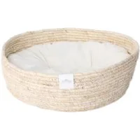 Dehner Tierbett Premium Kuschelbett Guter Schlaf, Naturmaterial, versch. Größen, exquisites, hochwertiges Hundebett / Katzenbett