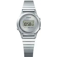 CASIO VINTAGE Chronograph LA700WE-7AEF, Quarzuhr, Armbanduhr, Damenuhr, Edelstahlarmband,digital,Stoppfunktion