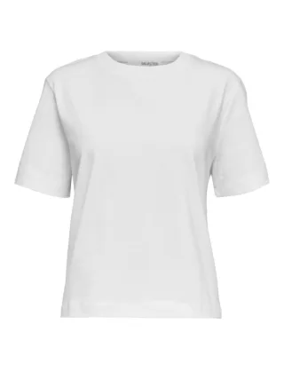 Selected - T-Shirt weiß - Gr. - S