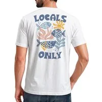 Neverless Print-Shirt Herren T-Shirt Backprint Maritim Meer Fische Aufdruck Abstrakt Spruch mit Print